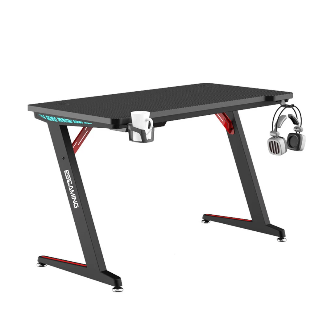 Light Luxury Computer Gaming Desk Solid Metal Desk Adjustable PC Desk Desktop