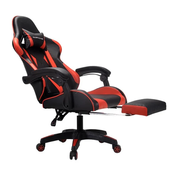 Эргономичные вращающиеся игровые кресла для ПК для компьютерных геймеров с высокой спинкой и подставкой для ног