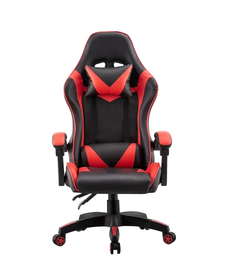 Эргономичное игровое кресло для гонок с креслом для компьютерного геймера из искусственной кожи с подставкой для ног